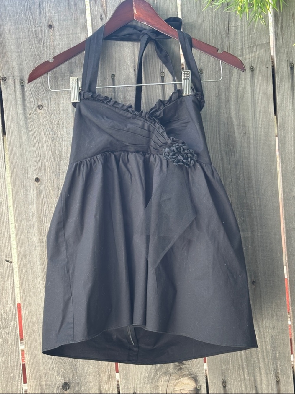 Vera Wang Lavender Label black elegant top